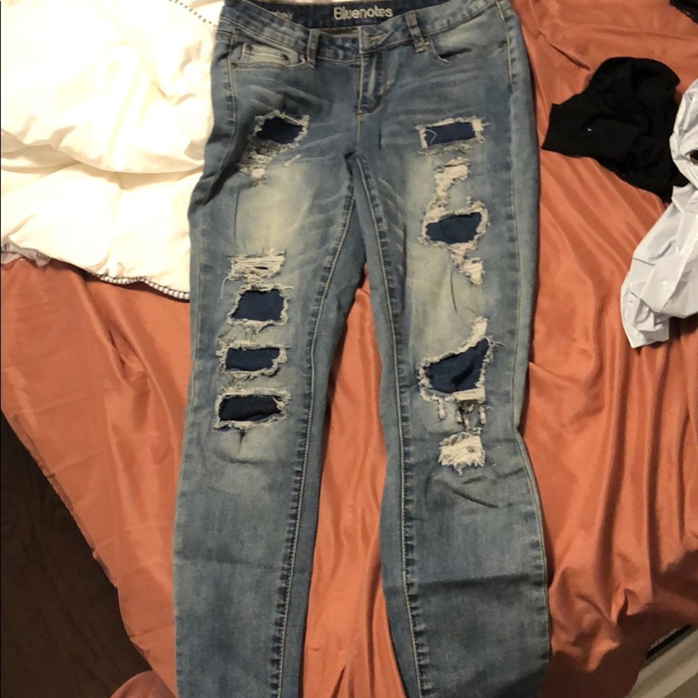 Bluenotes ripped skinny jeans